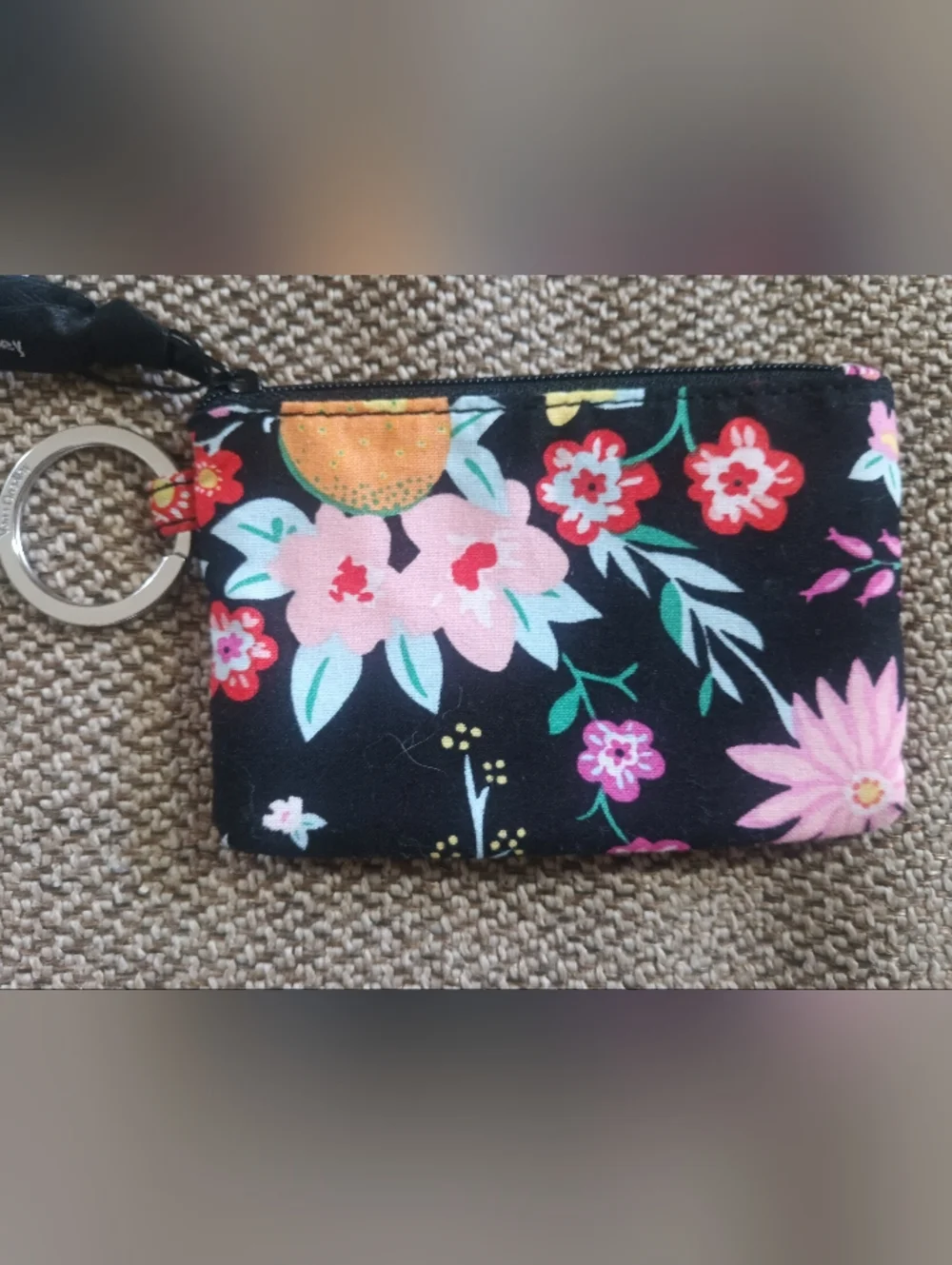 NWT Vera Bradley Zip ID Coin Purse Keychain - Picture 2 of 6